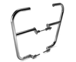 Silver Large Engine Guards for Royal Enfield Bear 650