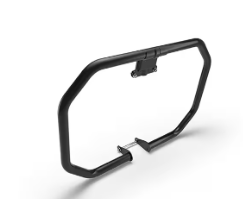 Black Octagon Engine Guard for Royal Enfield Bullet 350 BS3 /  BS4 / BS6