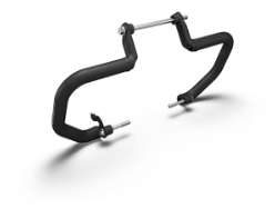 Black Compact Engine Guards for Royal Enfield Bullet 650