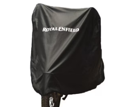 Black Water Resistant Bike Cover for Royal Enfield Classic 350 BS3 / BS4 / BS6