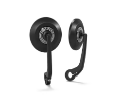 Black Round Bar End Mirrors for Royal Enfield Classic 650