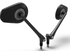 Black Tappered Mirrors for Royal Enfield Classic 650