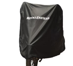 Black Water Resistant Bike Cover for Royal Enfield Continental GT