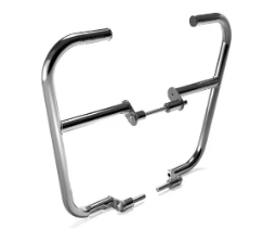 Silver Large Engine Guards for Royal Enfield Continental GT