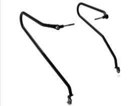 Black Soft Pannier Rails for Royal Enfield Guerrilla 450