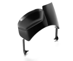 Halcyon Black Painted Instrument Cowl for Royal Enfield Guerrilla 450