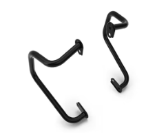Black Compact Engine Guards for Royal Enfield Himalayan