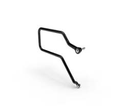 Black Commuter Pannier Rail for Royal Enfield Hunter 350