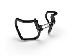 Black Compact Engine Guards for Royal Enfield Hunter 350