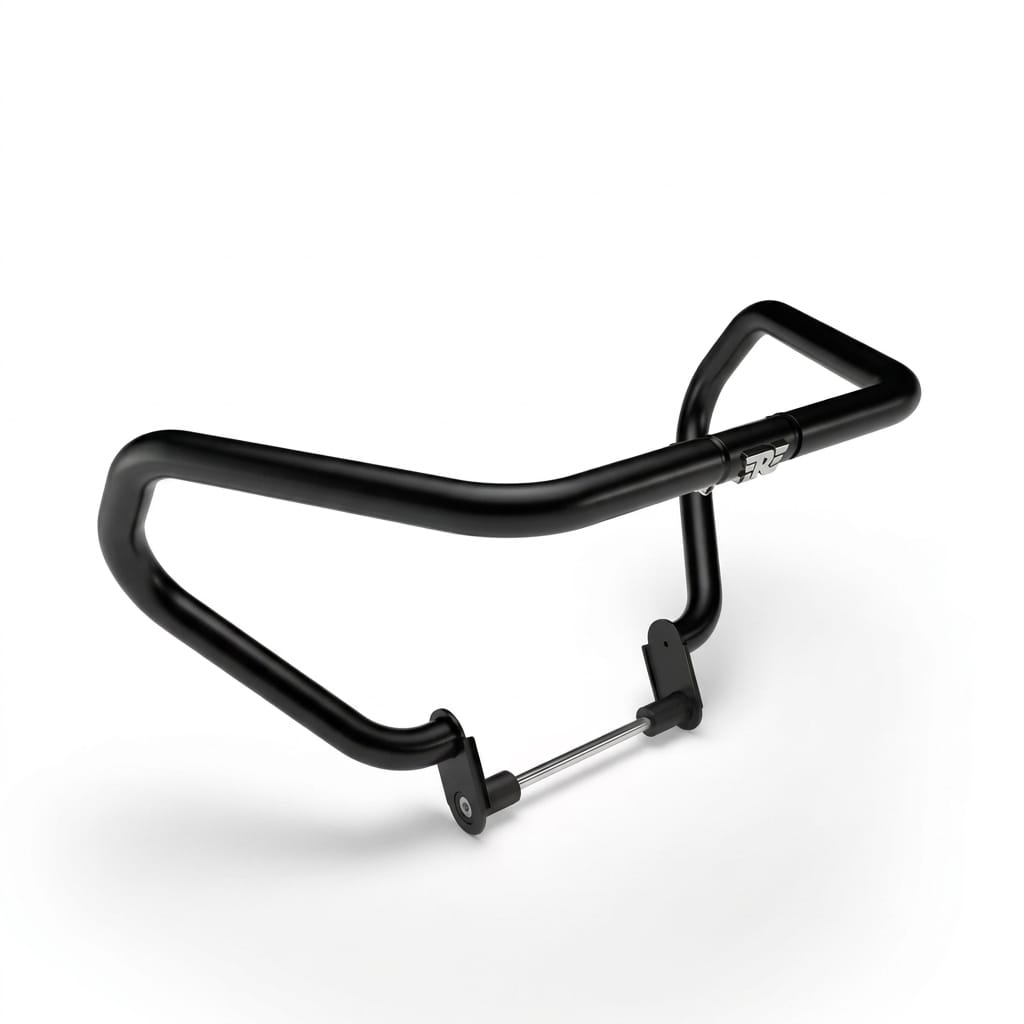 Black Large Engine Guards for Royal Enfield Hunter 350