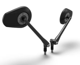 Black Tappered Mirrors for Royal Enfield Hunter 350