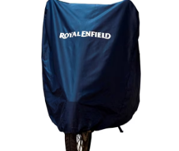 Navy Water Resistant Bike Cover for Royal Enfield Hunter 350