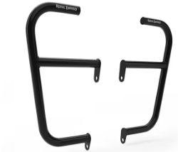 Black Large Engine Guards for Royal Enfield Interceptor