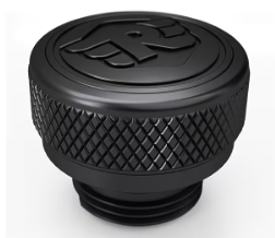 Black Oil Filler Cap for Royal Enfield Interceptor