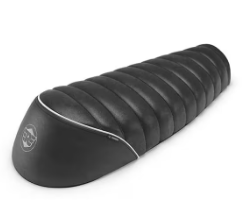 Black Premium Touring Dual Seat for Royal Enfield Interceptor