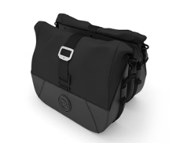 Black Soft Panniers for Royal Enfield Interceptor