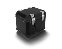 Black commuter pannier rail for Royal Enfield Meteor 350
