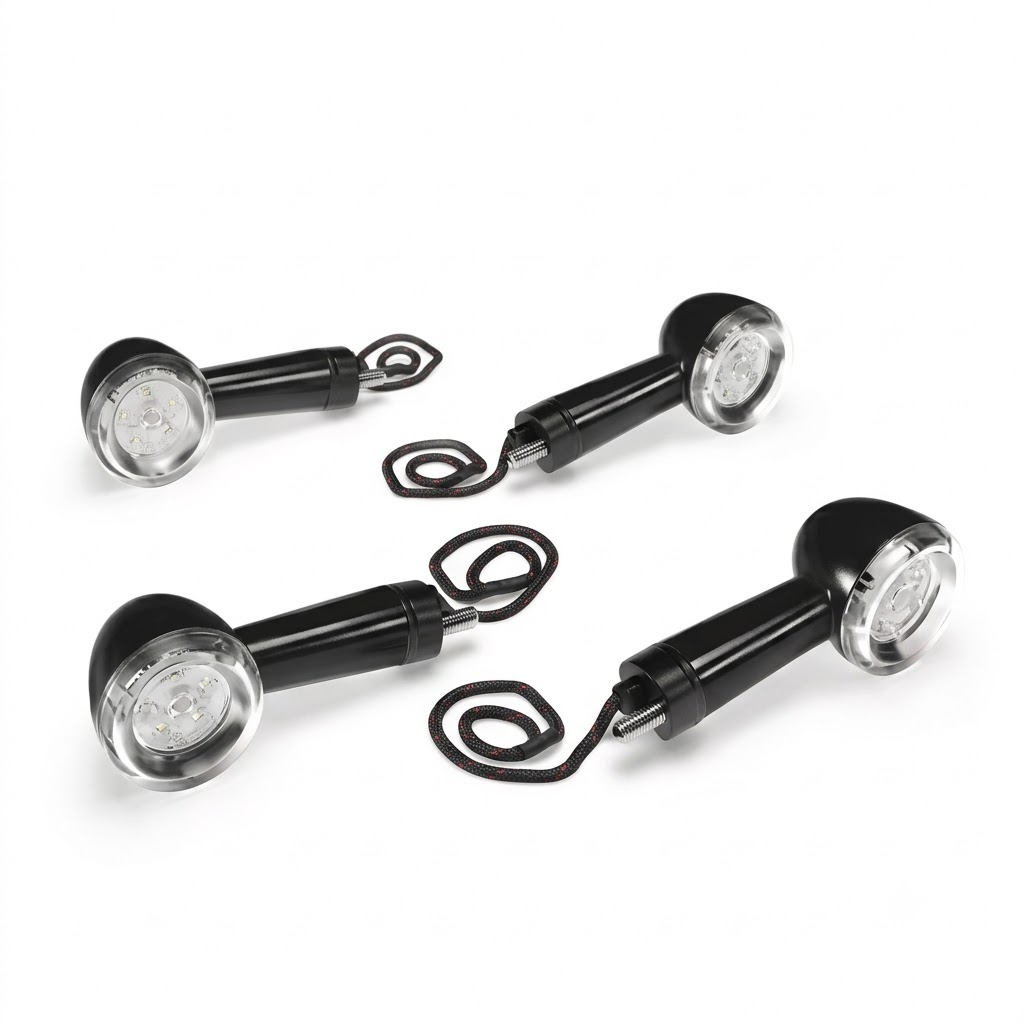 Black LED Indicators for Royal Enfield Meteor 350