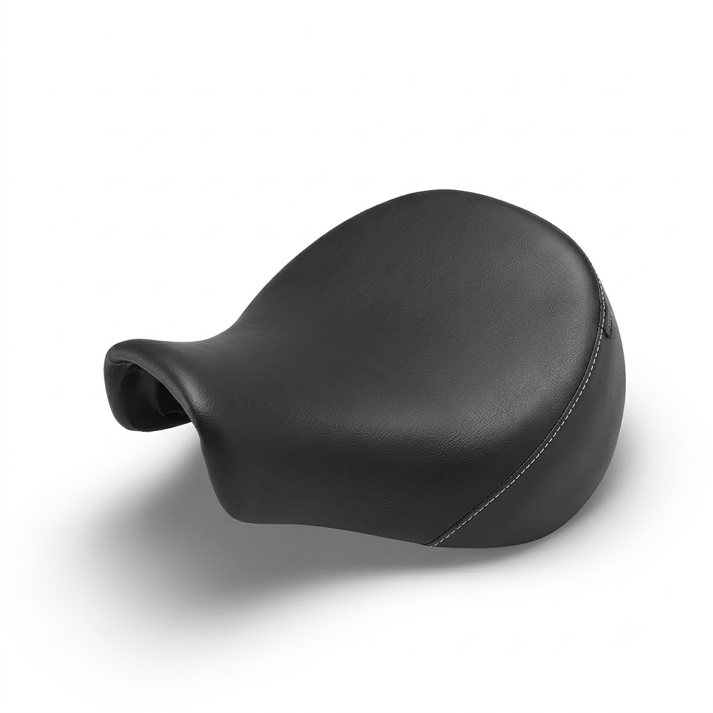 Black Low Ride Rider Seat for Royal Enfield Meteor 350