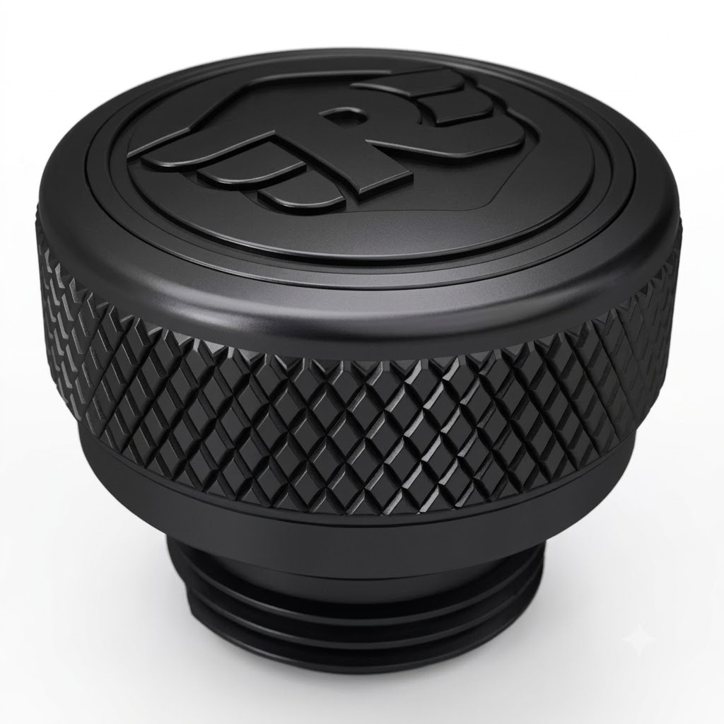 Black Oil Filler Cap