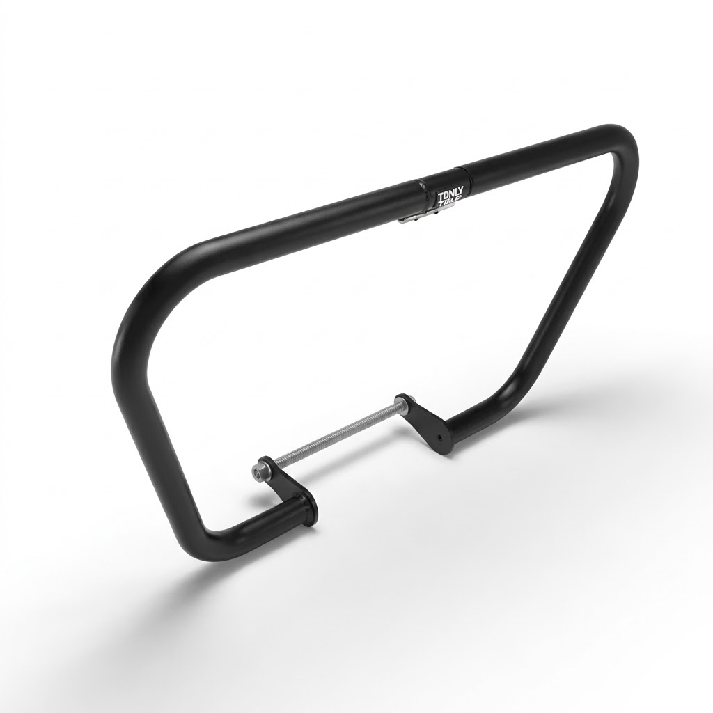 Black Trapezium Engine Guard for Royal Enfield Meteor 350