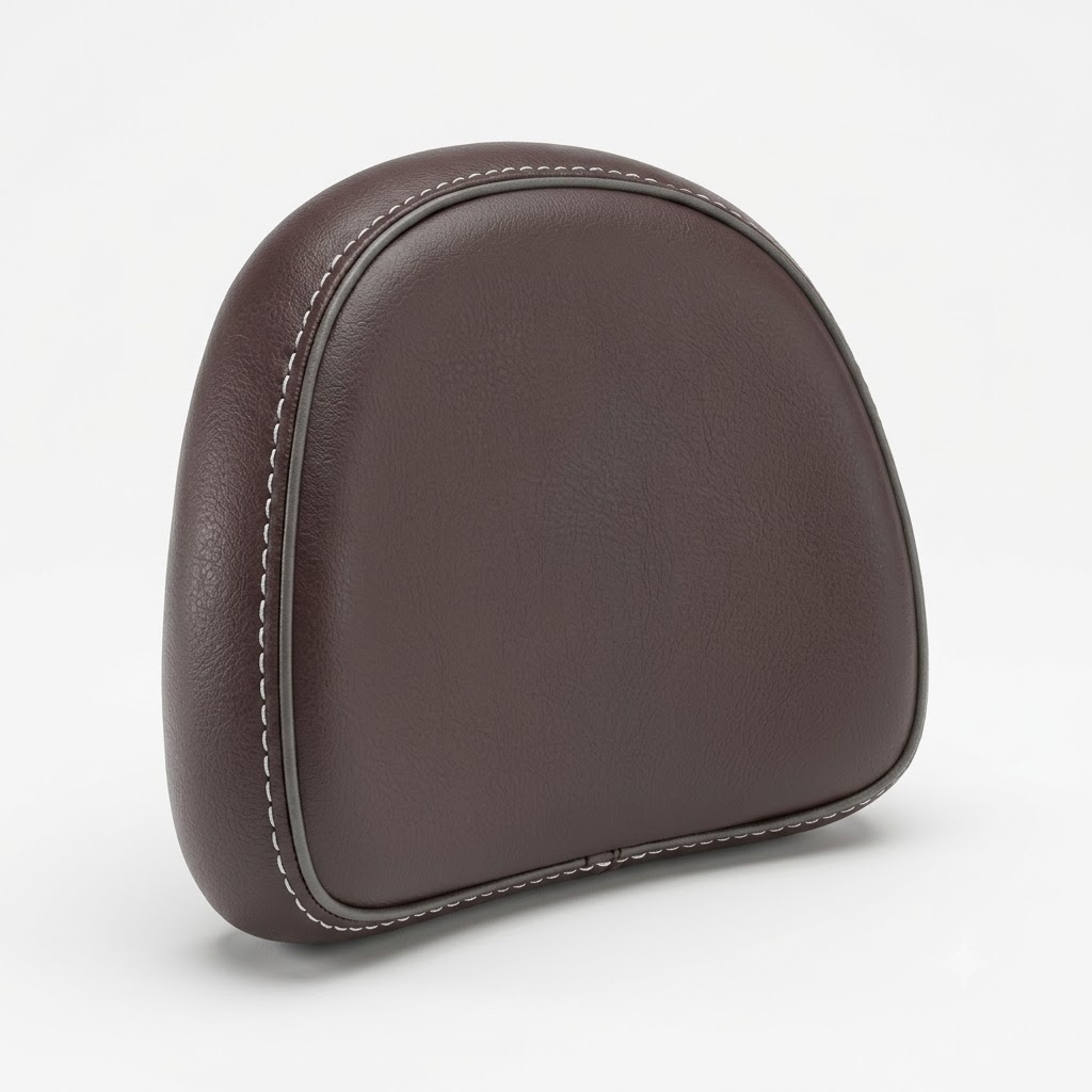 Brown Passenger Backrest Pad for Royal Enfield Meteor 350