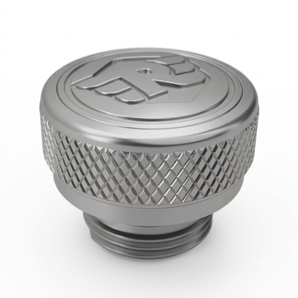 Silver oil Filler Cap for Royal Enfield Meteor 350