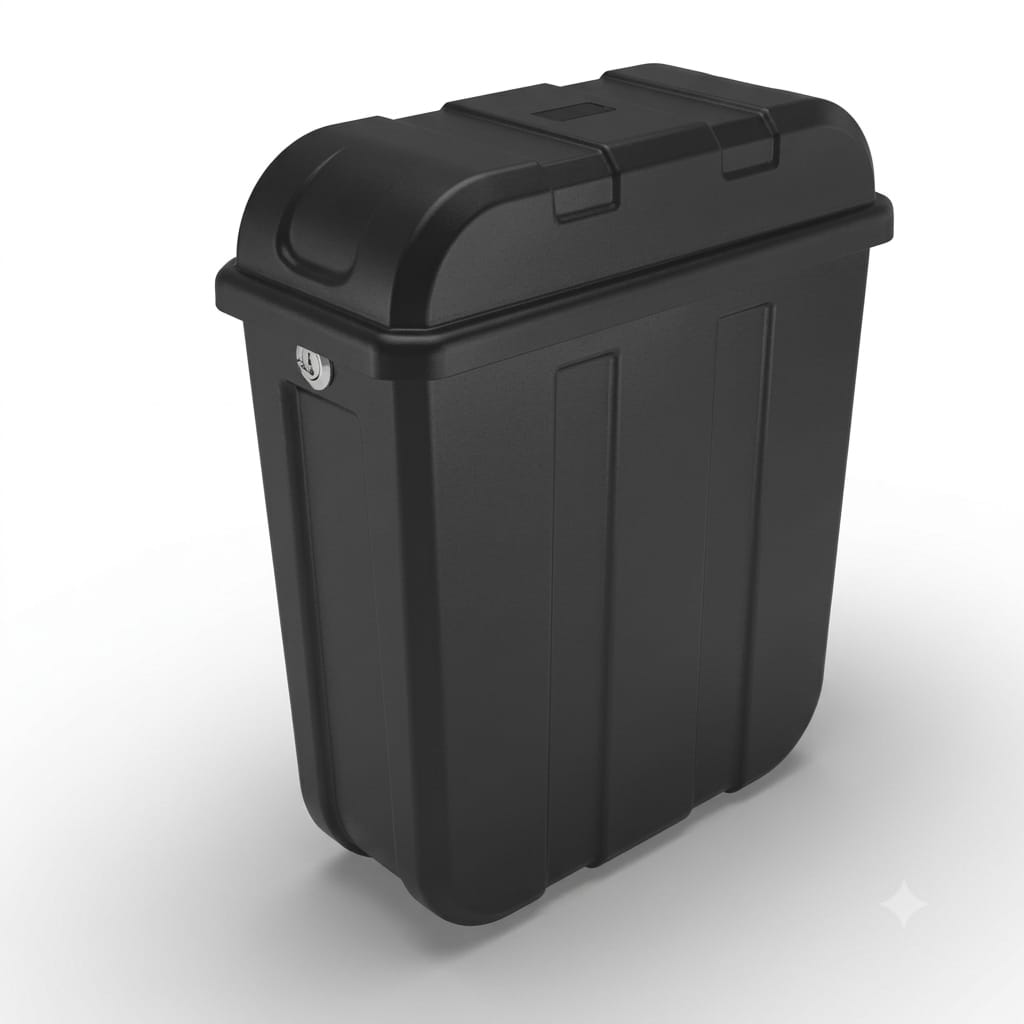 Black Commuter Pannier for Royal Enfield NEW BULLET 350