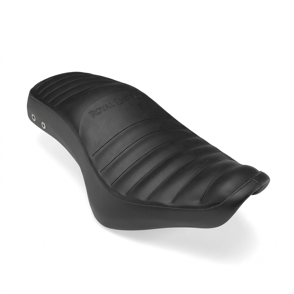 Black Low Ride Dual Seat for Royal Enfield NEW BULLET 350