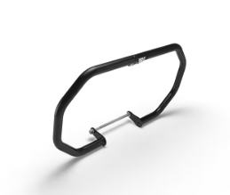 Black Octagon Engine Guard for Royal Enfield NEW BULLET 350