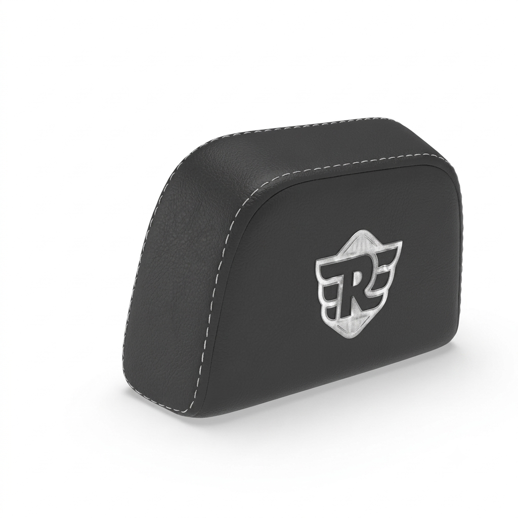 BLACK PASSENGER BACKREST PAD for Royal Enfield NEW BULLET 350