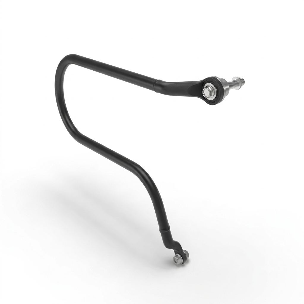 Black Soft Pannier Rails for Royal Enfield NEW BULLET 350