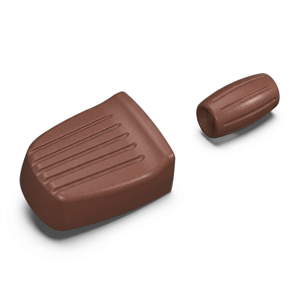 Brown Foot Control Rubbers for Royal Enfield NEW BULLET 350