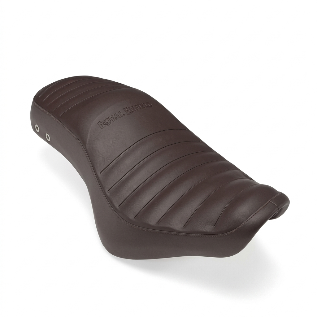 Brown Low Ride Dual Seat for Royal Enfield NEW BULLET 350