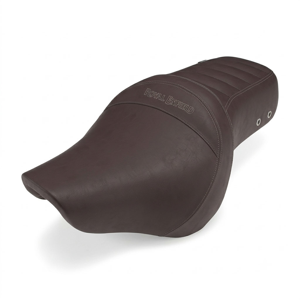 Brown Touring Dual Seat for Royal Enfield NEW BULLET 350