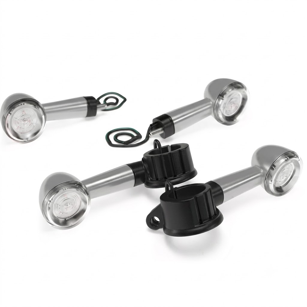 Silver LED indicators for Royal Enfield NEW BULLET 350