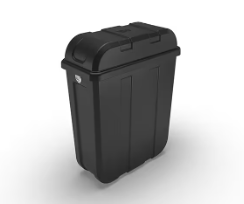 Black Commuter Pannier for Royal Enfield New Classic 350