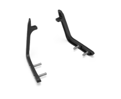 Black Passenger Backrest Mounts for Royal Enfield New Classic 350