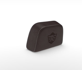 BLACK PASSENGER BACKREST PAD for Royal Enfield New Classic 350