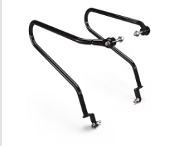 Black Soft Pannier Rails for Royal Enfield New Classic 350