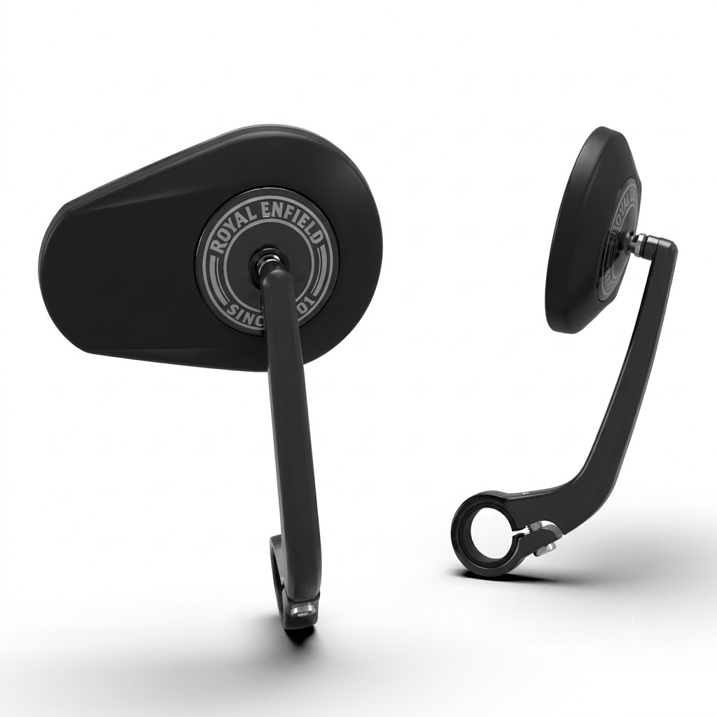 Black Tappered Mirrors for Royal Enfield New Classic 350