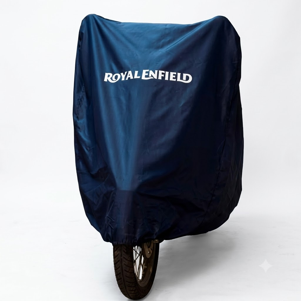 Navy Water Resistant Bike Cover for Royal Enfield New Classic 350