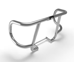 Silver Airfly Evo Engine Guard for Royal Enfield New Classic 350