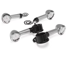 SILVER LED INDICATORS for Royal Enfield New Classic 350
