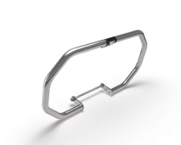 Silver Octagon Engine Guard for Royal Enfield New Classic 350