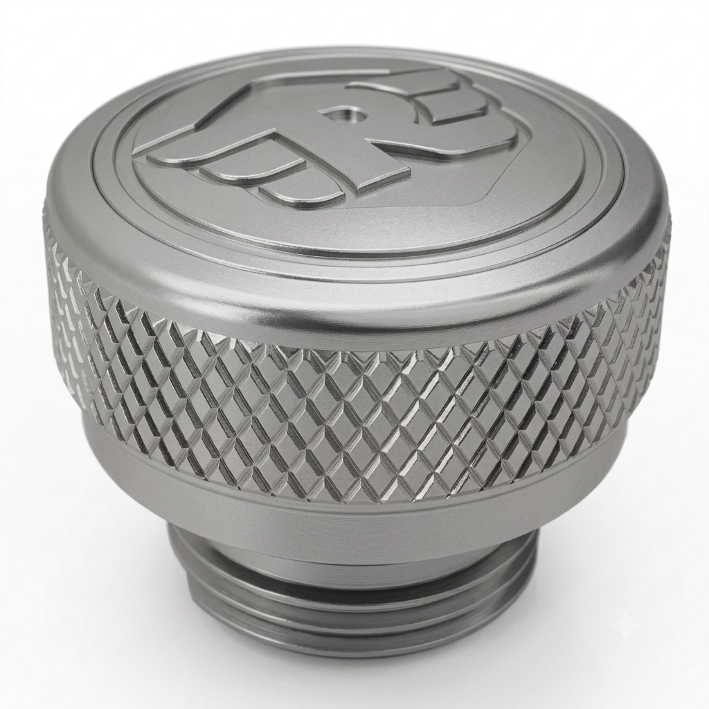 Silver Oil Filler Cap