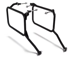 Black Adventure Pannier Rails for Royal Enfield New Himalayan