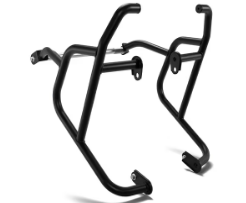 Black Adventure Engine Guards for Royal Enfield Scram 411
