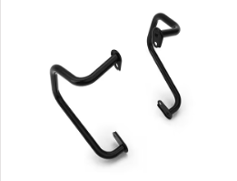 Black Compact Engine Guards for Royal Enfield Scram 411
