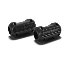 Black Engine Guard Sliders for Royal Enfield Scram 411